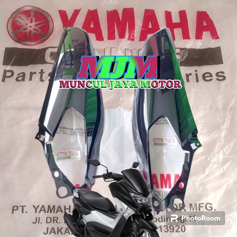 Cover side body nmax n max old hitam glossy 1set original yamaha genuine parts