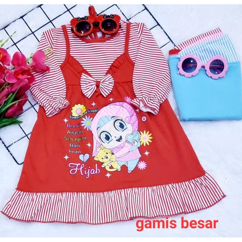 GAMIS ANAK 1-2 TAHUN / GAMIS ANAK PEREMPUAN / GAMIS ANAK USIA 1-2 TAHUN / GAMIS ANAK MURAH / GAMIS A