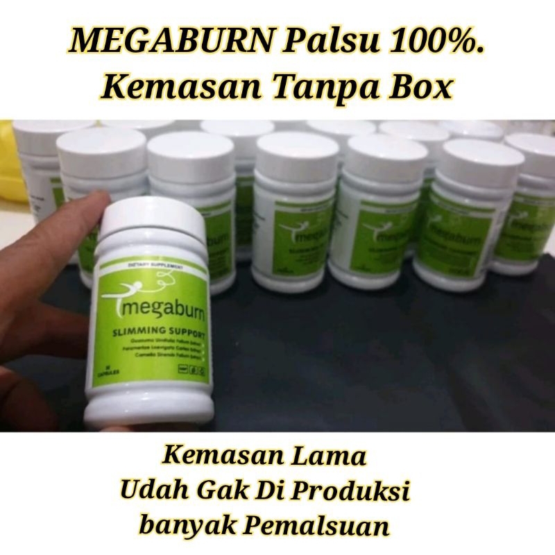 MEGABURN PALSU Vs Megaburn Asli Original