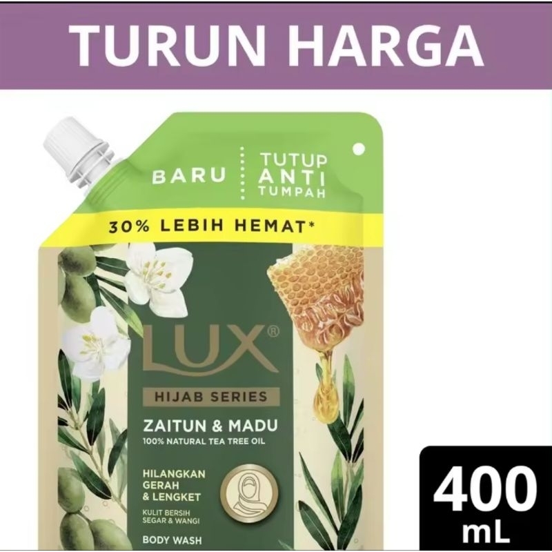Lux Botanicals Soft Rose/ Lux Hijab Series Olive Honey 400 mL