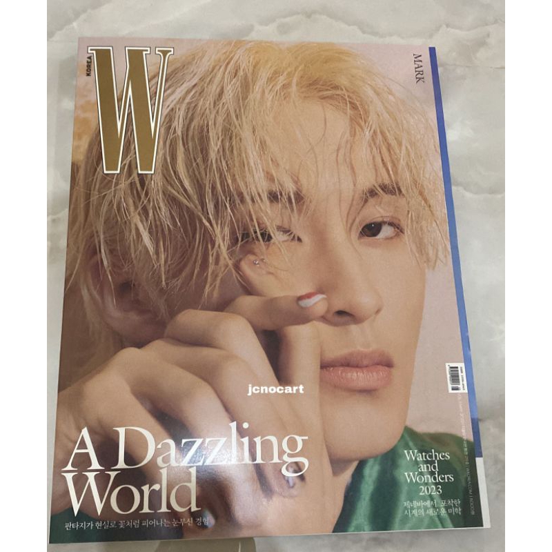 [READY] MAGAZINE W KOREA COVER MARK LEE B VERSION