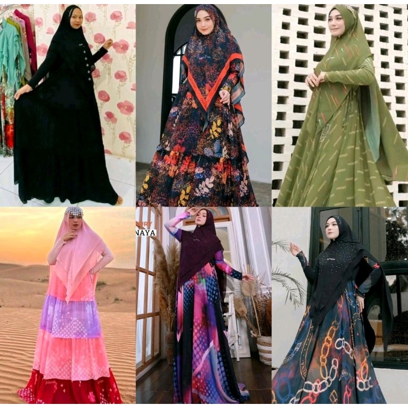 CANTIK FS Gamis CUCI GUDANG QAIREENA