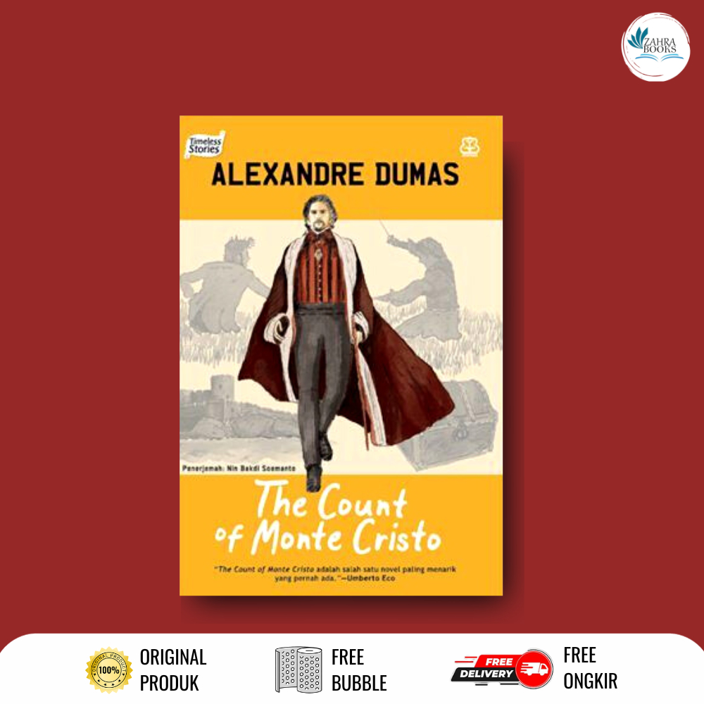 NOVEL THE COUNT OF MONTE CRISTO by Alexandre Dumas - Bentang Pustaka
