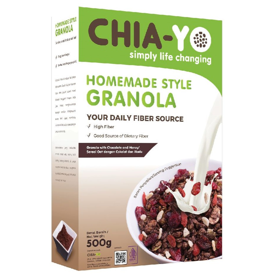 

Chiayo Clearence Sale Granola Dark Chocolate 500 Gr
