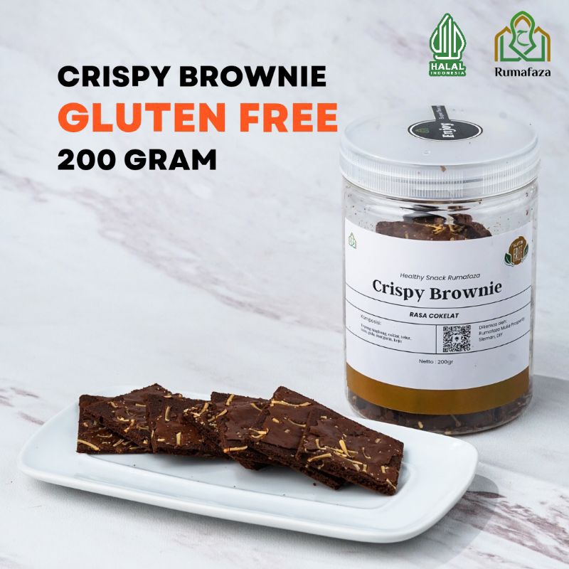 

Brownis Kering Krispi Gluten Free 200 gram Cemilan Enak Sehat Cemilan Diet