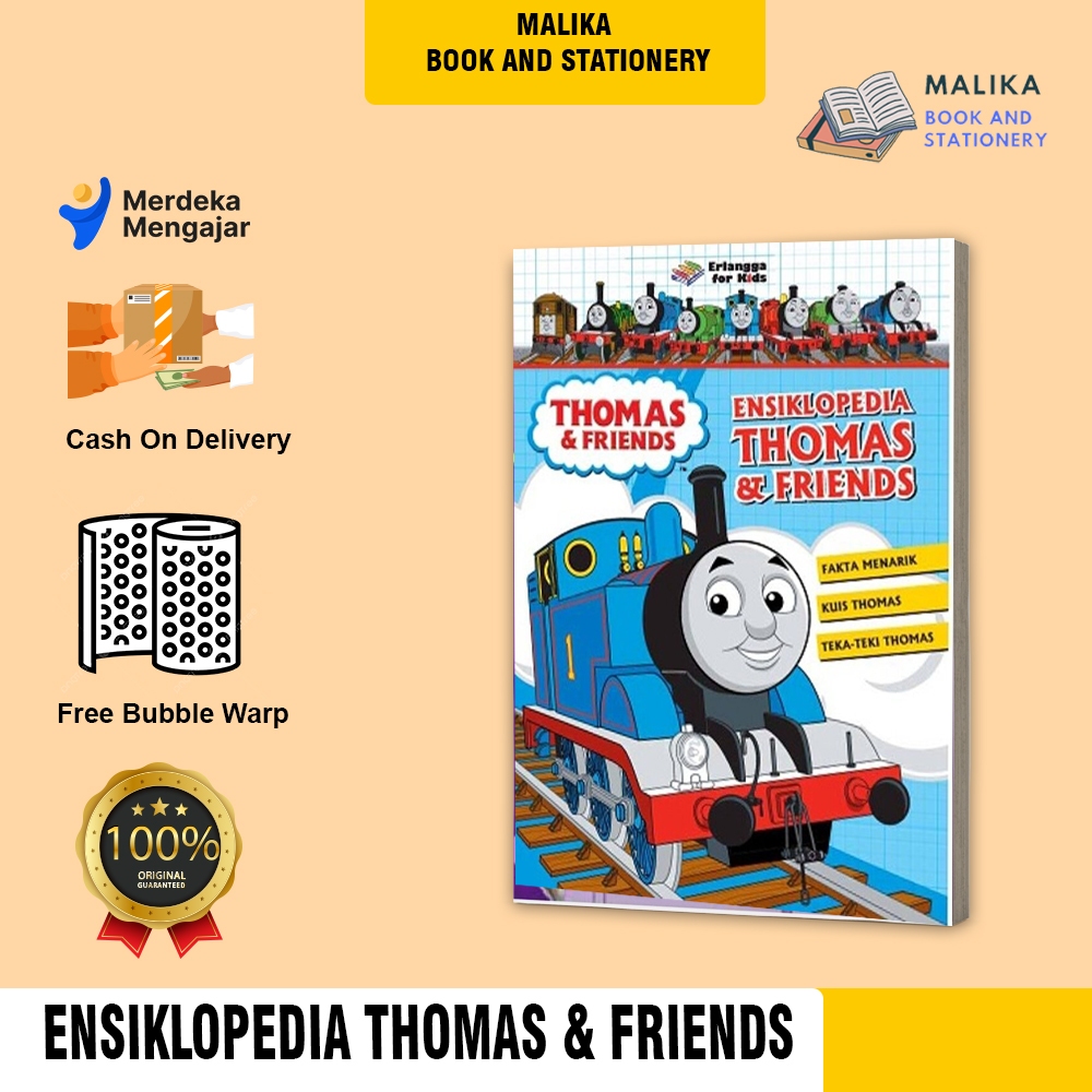 Buku Dongeng Cerita Anak Ensiklopedia Thomas & Friends Anak Tk Paud