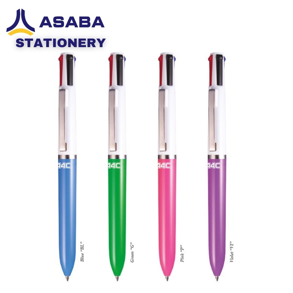 

Asaba Stationery - Pen/Pulpen/Bulpen Cetek 4 Warna A-4C