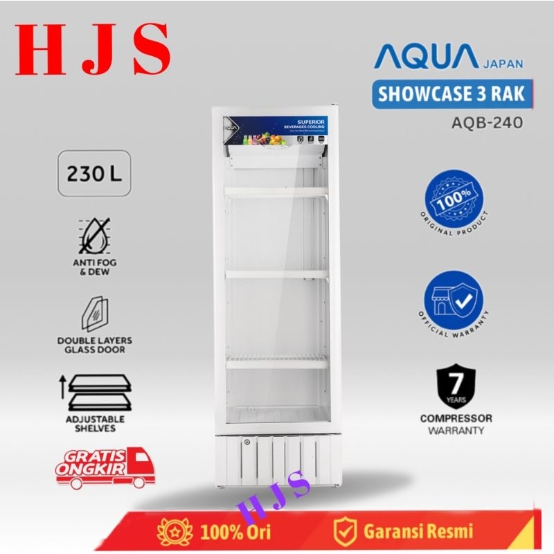 SHOWCASE AQUA 230L AQB-240 DISPLAY COOLER