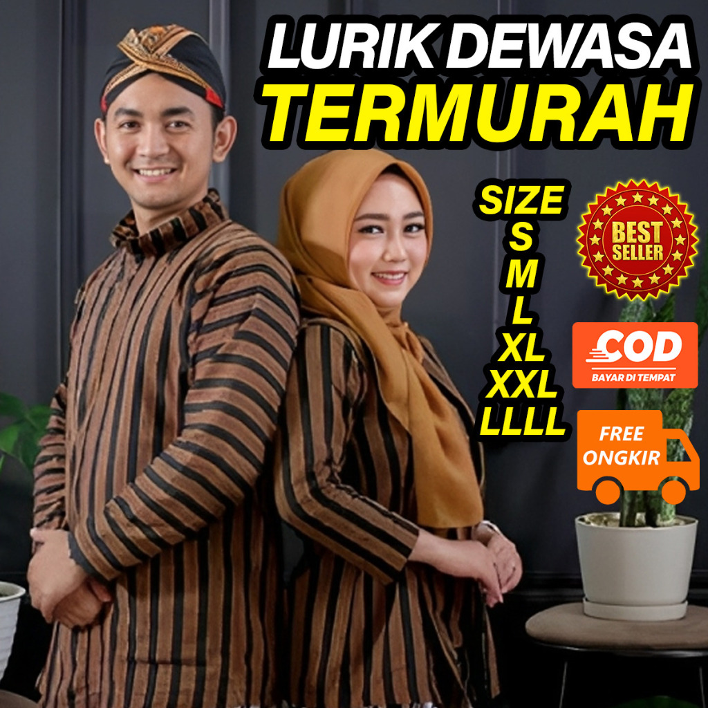 BAJU LURIK PRIA DAN WANITA TERKINI TERMURAH GRATIS ONGKIR