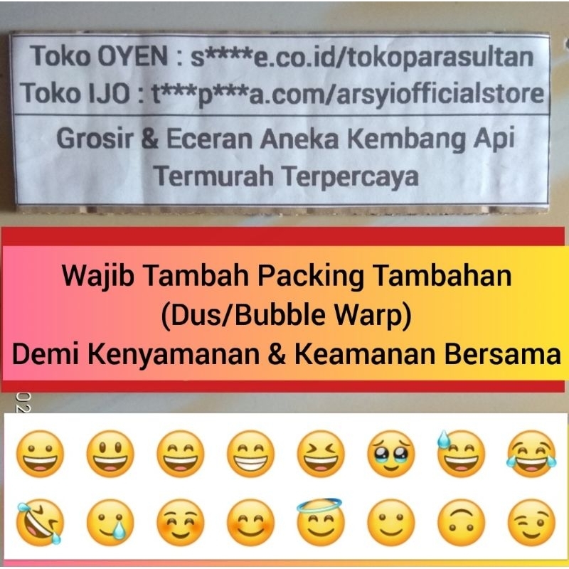 

Pakcing Tambahan Dus Atau Bubble Warp Wajib..!