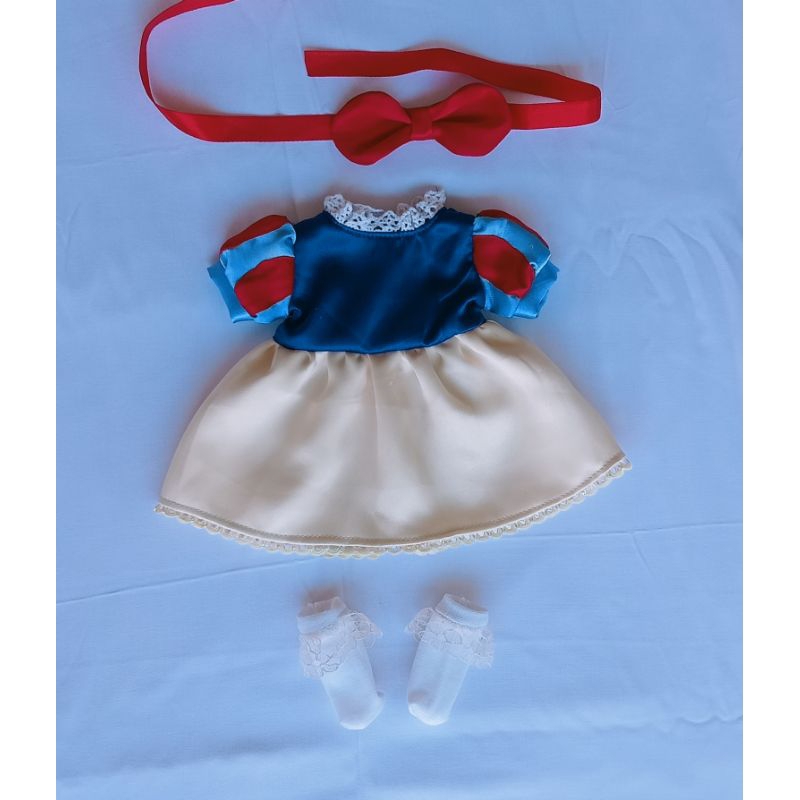 baju boneka dress snow white