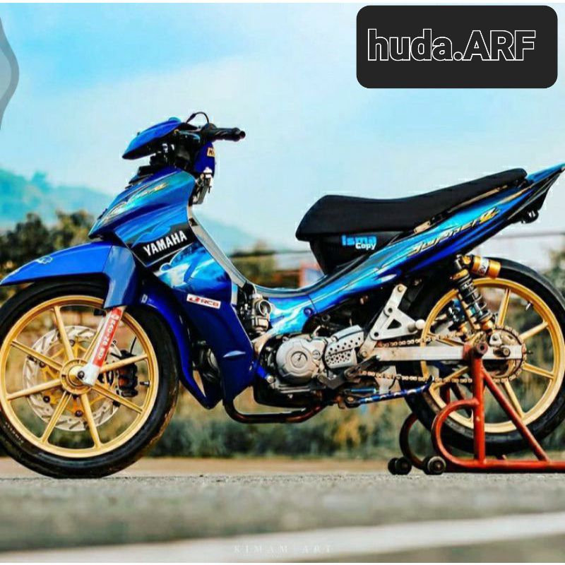 striping sticker lis decal standar ori yamaha jupiter z 2008 jup z burhan 2009