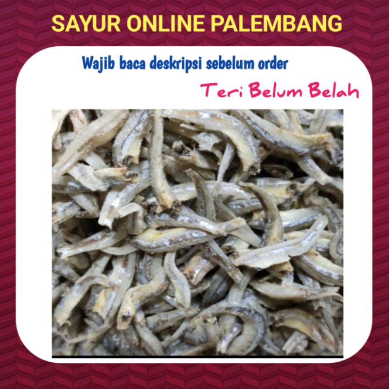

Ikan Teri Belum Belah 100gram - Pasar Toko Warung Sayur Sayuran Lauk Segar Palembang