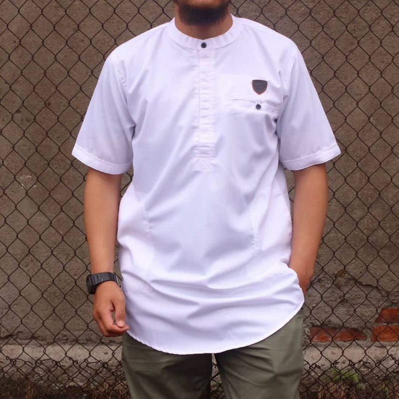 Baju koko kurta polos dewasa