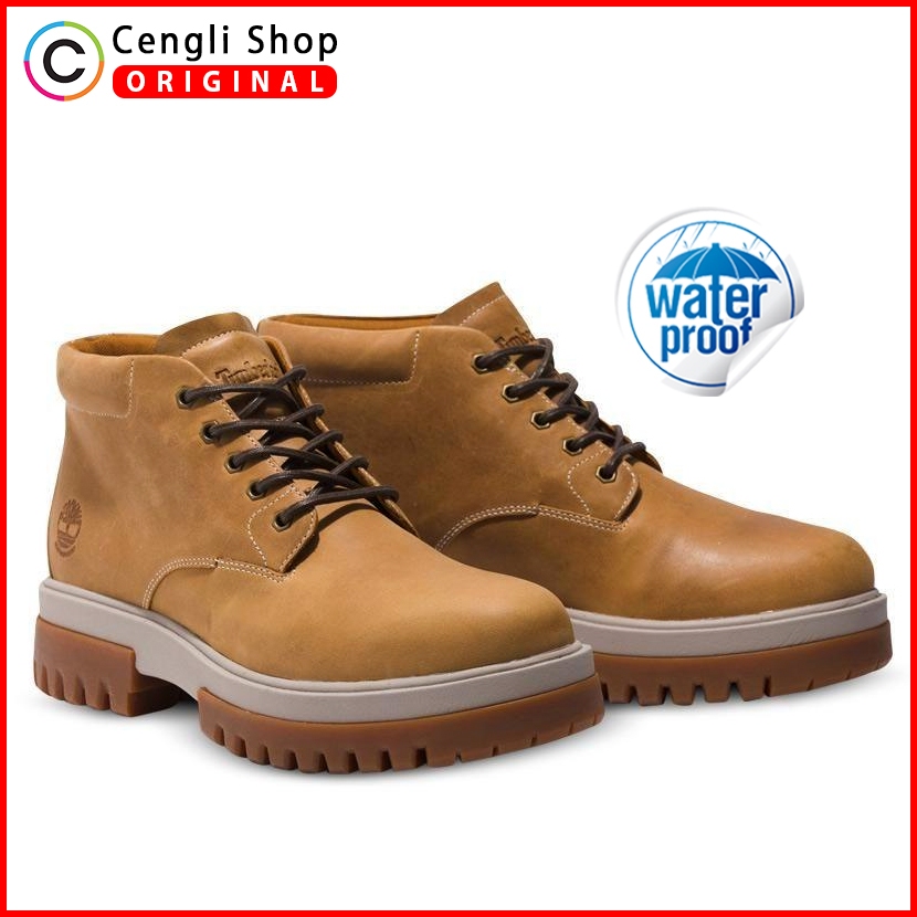 TM78 SEPATU BOOT TIMBERLAND PRIA ORIGINAL LOW BOOTS PENDEK KULIT ASLI ORI