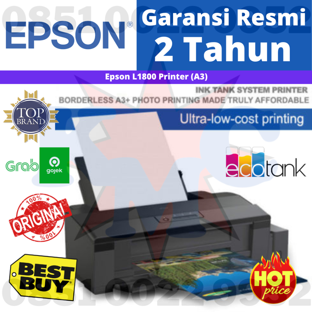 EPSON PRINTER L1800 A3 PHOTO EPSON L 1800