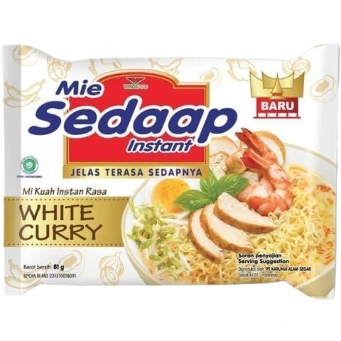 

Mie Sedaap White Curry 81gr