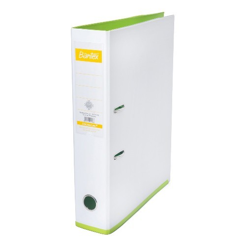 

Bantex Lever Arch File Ordner Two Tone Folio 7cm White Lime