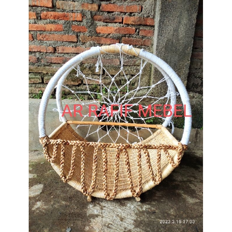 Timangan aqiqah bayi versi white / keranjang timangan aqiqah / ayunan aqiqah / dekorasi aqiqah bayi