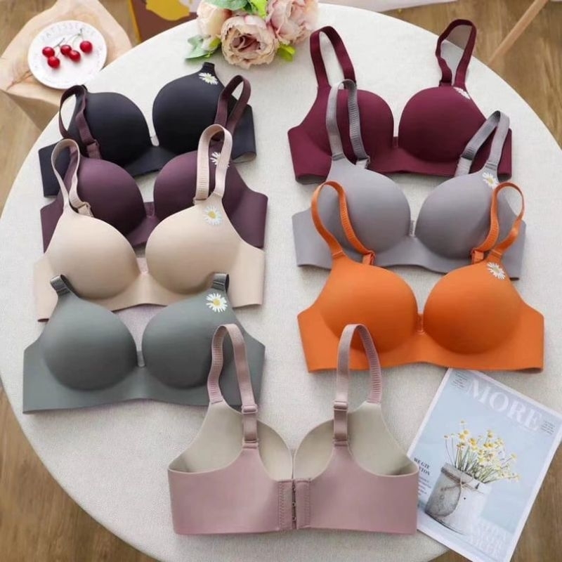 Meng Pai Jiao - Cod| BRA JUMBO Bra Bh Brukat Wanita Tali Sambung Busa Tebal Import  Sport