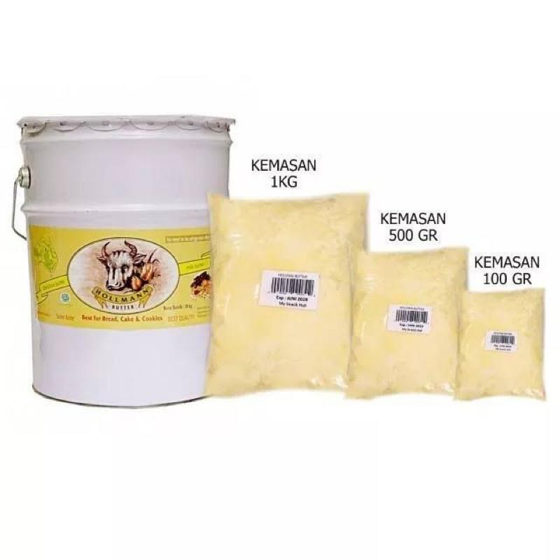

Holman Butter kemasan 250gr - 1 kg
