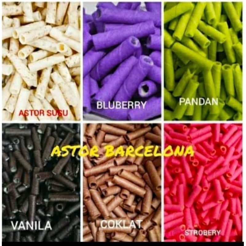 

mini wafer roll 500g aneka rasa termurah/ astor barcelona kiloan