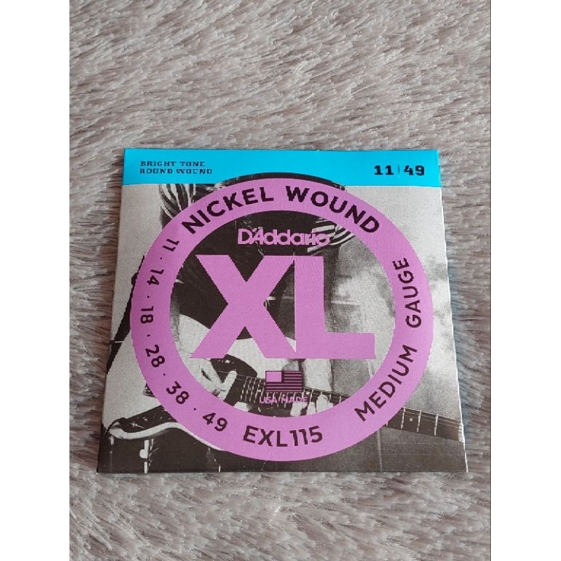 Senar Gitar Elektrik Daddario EXL 115 Ukuran 0.11 - 0.49 - Senar Gitar Elektrik D'addario EXL 115