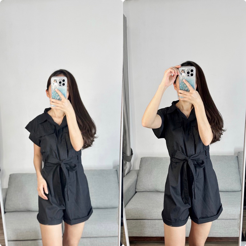 Baju Kodok Wanita Korean Viral Trendy Jumpsuit Remaja Jansuit Baju Kodoj Nyaman Digunakan Jumsuit Pr