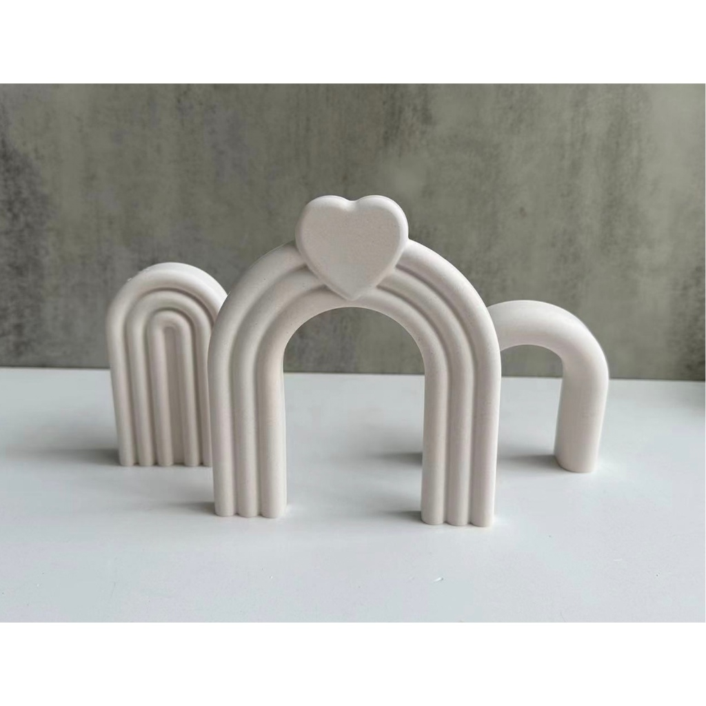 Cetakan Silicon | Love Rainbow | Properti Poto l Cetakan Semen l Cetakan Resin