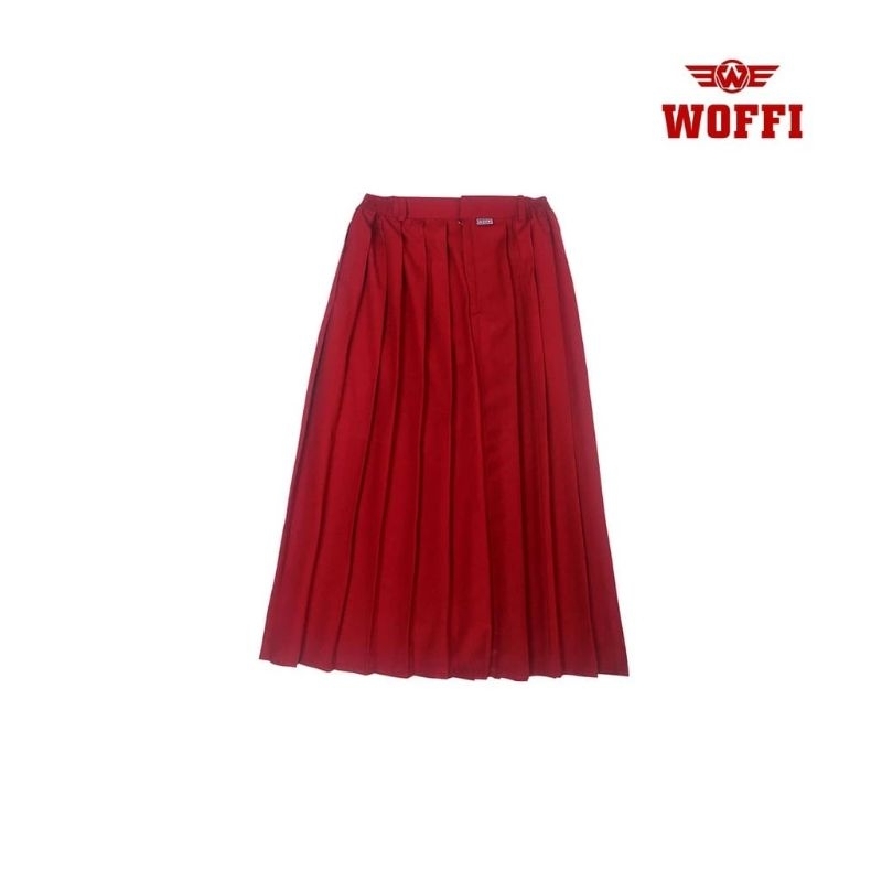 

307 WOFFI ROK PLISIR PJG MERAH
