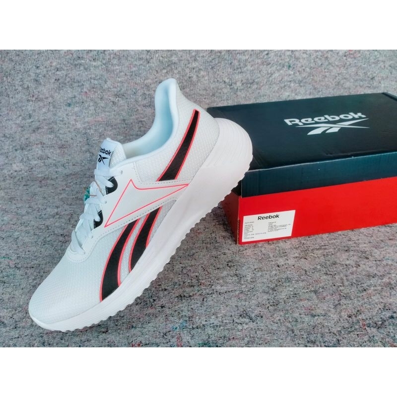 sepatu sport reebok original asli putih polos full white