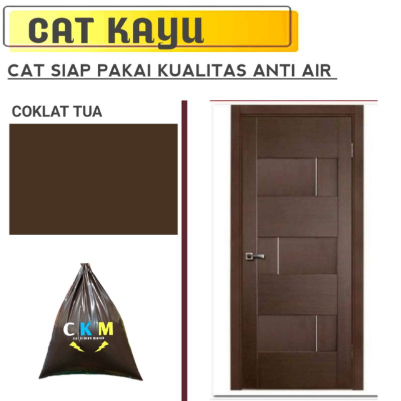 Cat kayu 1 kg siap pakai