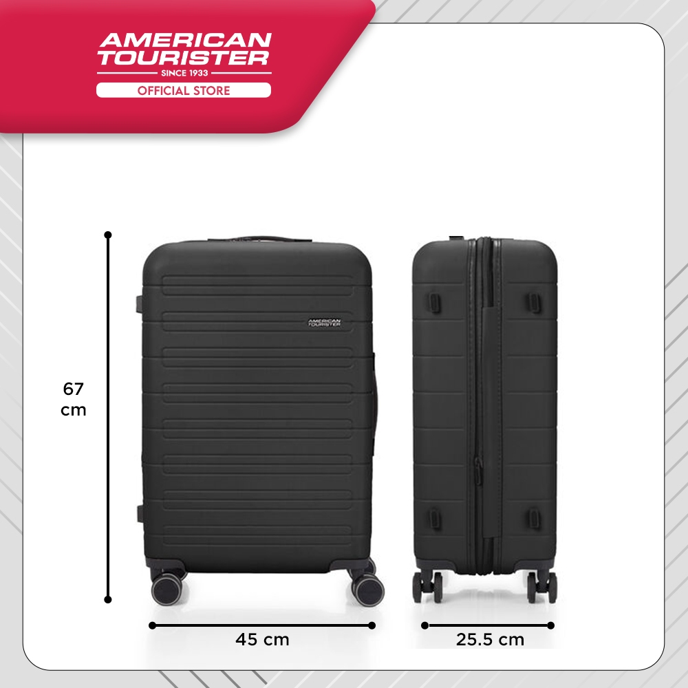 Getaway with American Tourister Bundle Novastream Cabin,Medium Dark Slate