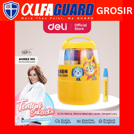 

Deli 36 warna oil pastel desain Barrel, mudah untuk diambil dan ditempatkan 72093