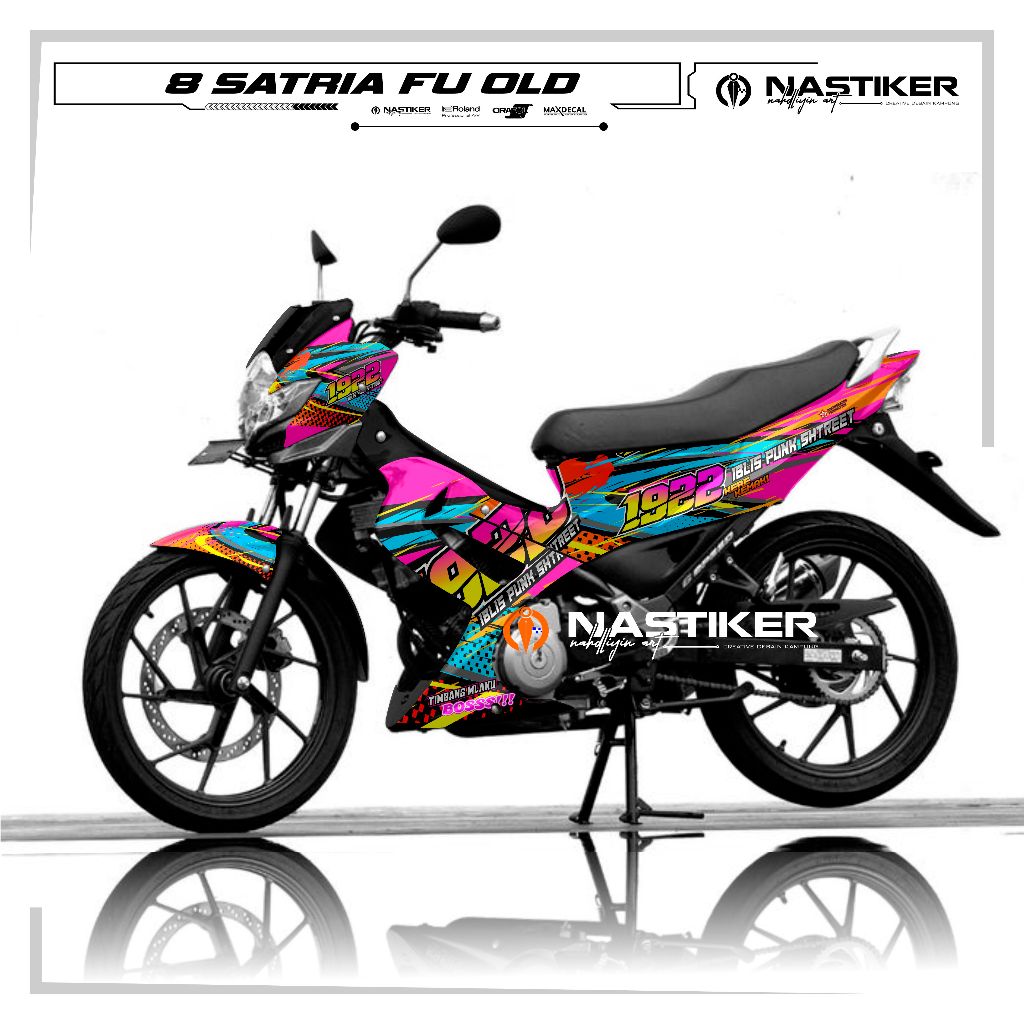 Stiker Decal KIT SATRIA FU OLD - DECAL SATRIA FU BARONG FULBODY custom