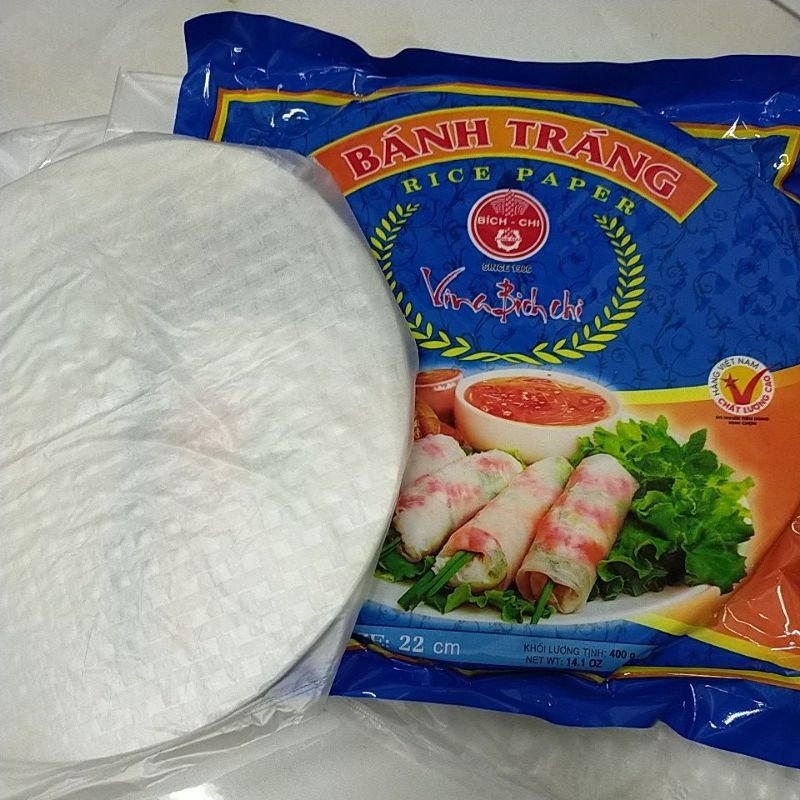 

✔️ORIGINAL✔️ Rice Paper Banh Trang 22 cm isi 5 lembar Kulit Lumpia Vietnam Spring Roll Salad Wrap | Harga bersaing