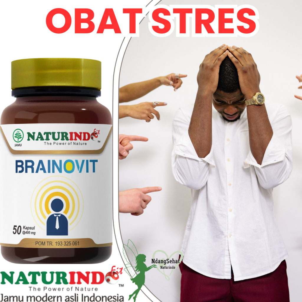 Obat Stres Anti Depresan Konsentrasi Daya Ingat Jamu Brainovit