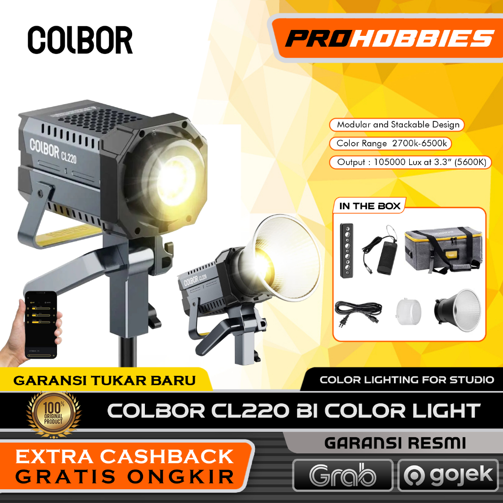 Colbor CL220 CL 220 Bi-Color COB LED Video Light