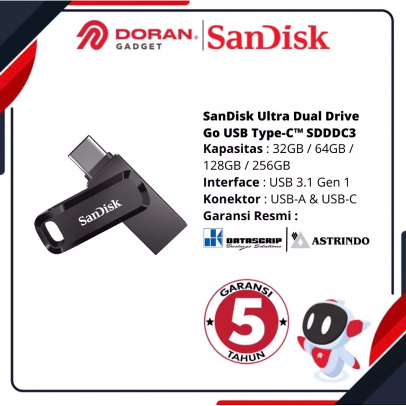 Flashdisk drive OTG USB type C - 32Gb