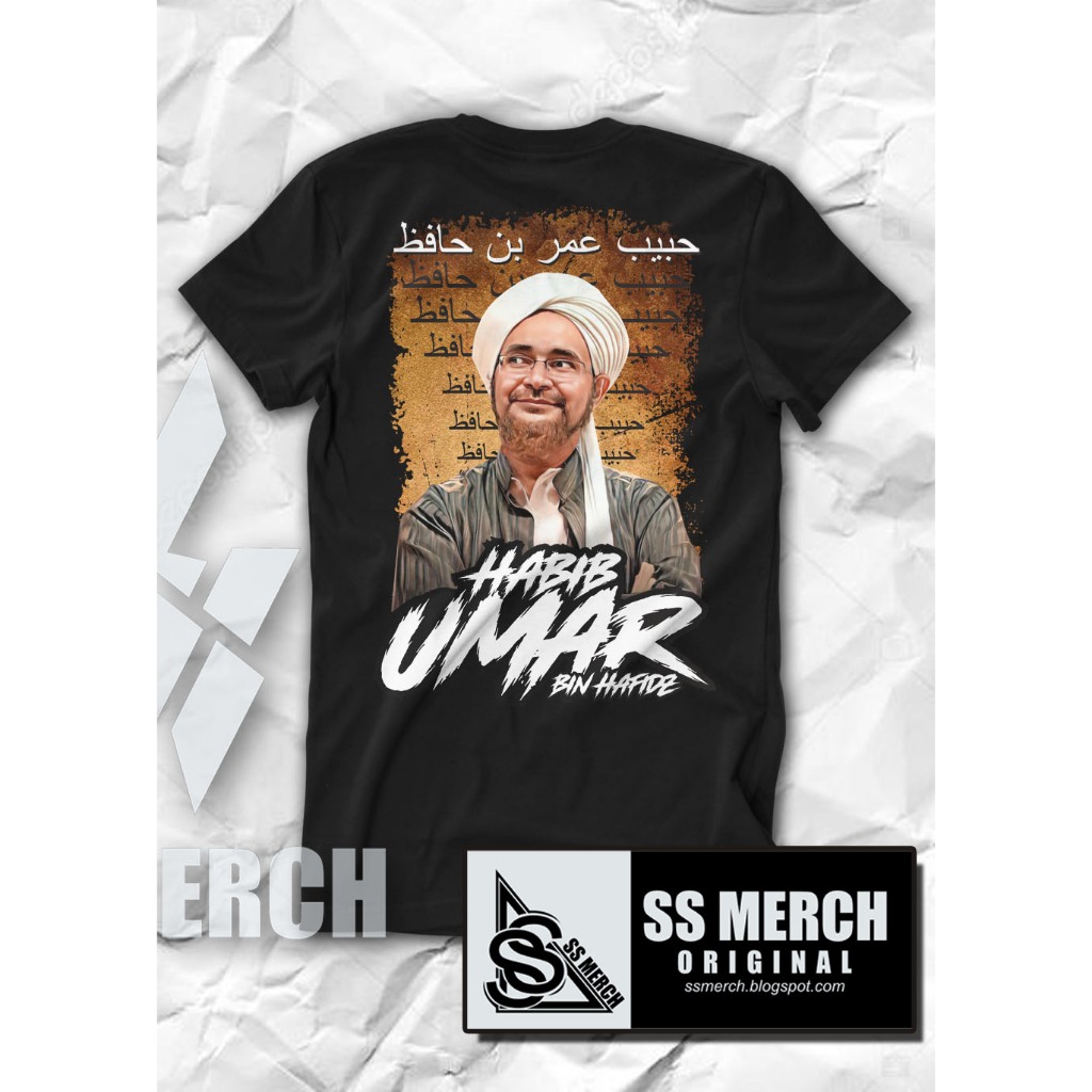 KAOS  HABIB UMAR BIN HAFIDZ/ KAOS SANTRI/ KAOS DAKWAH DEWASA/ KAOS MUSLIM