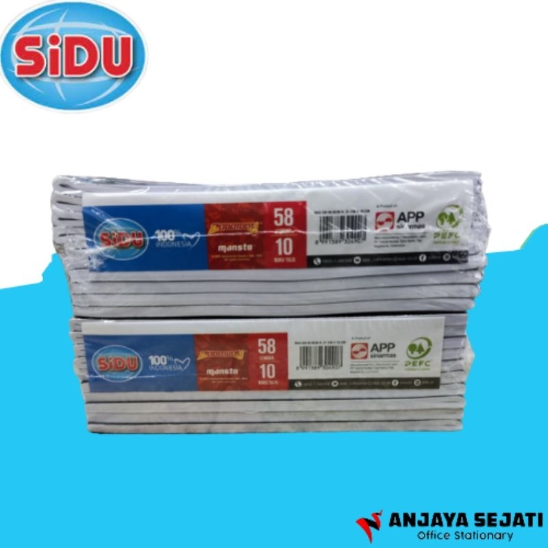 

Buku Tulis Sidu 58 Lembar | Buku Sidu | Sinar Dunia | Perpack