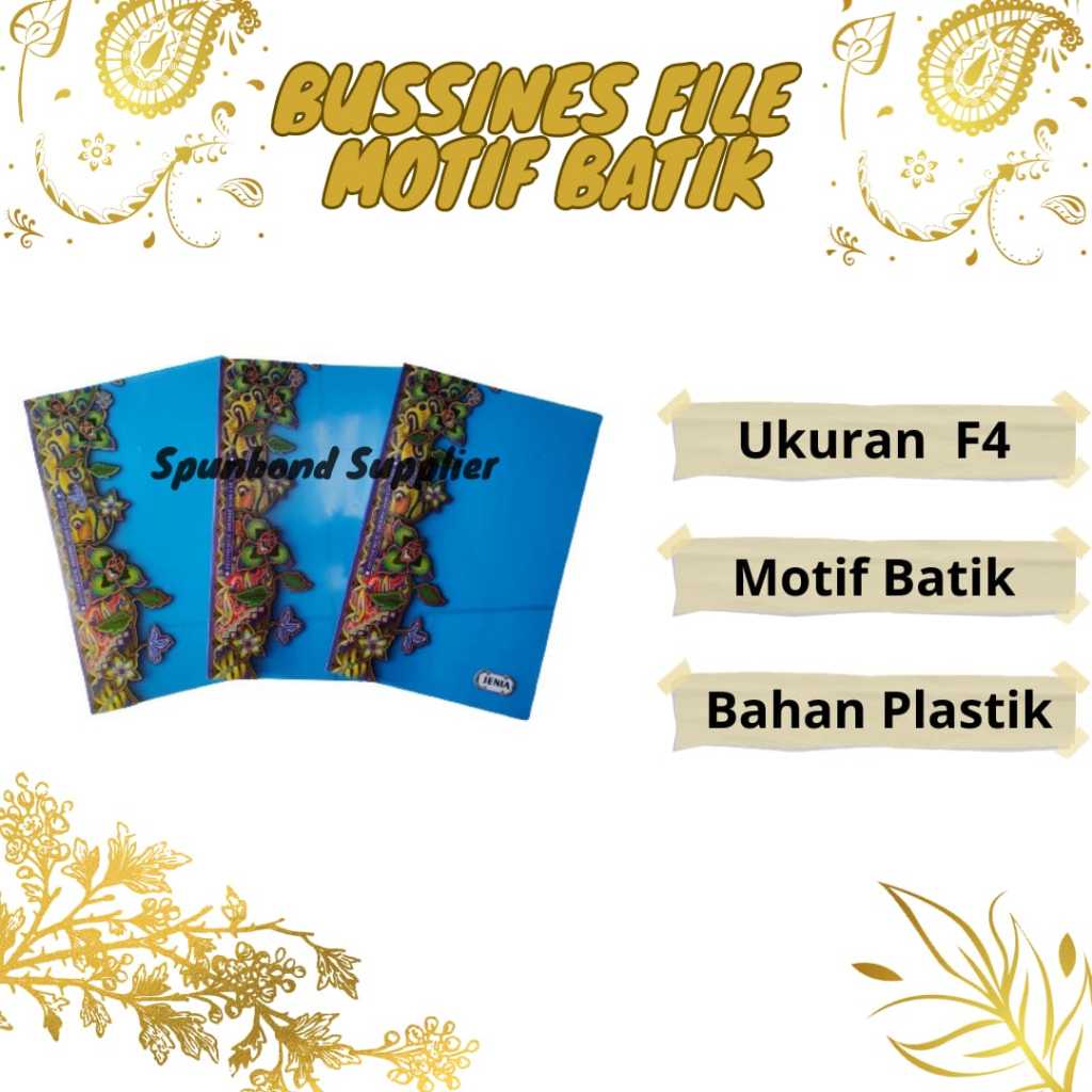 

Map Bisnis Batik / business file folio/f4 map snel hecter