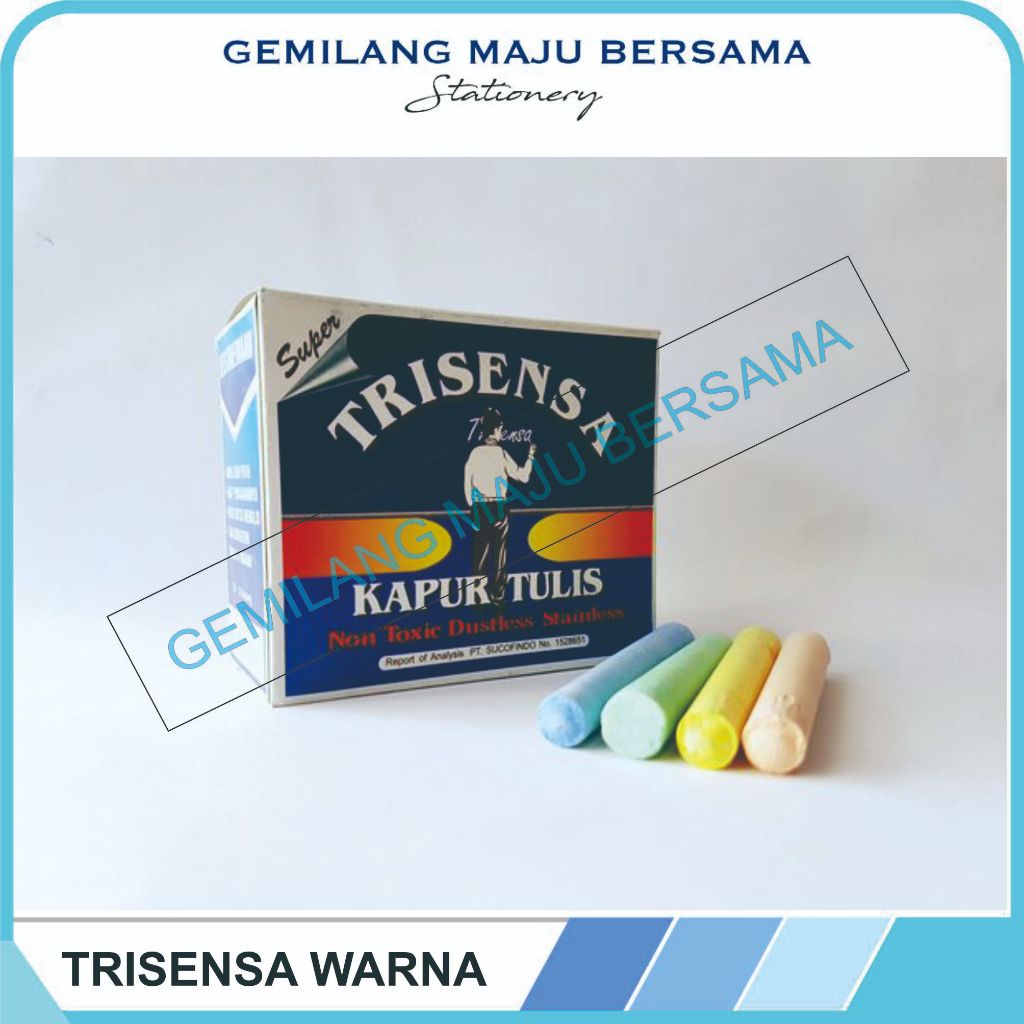 

KAPUR TRISENSA WARNA (Harga Per Pack)