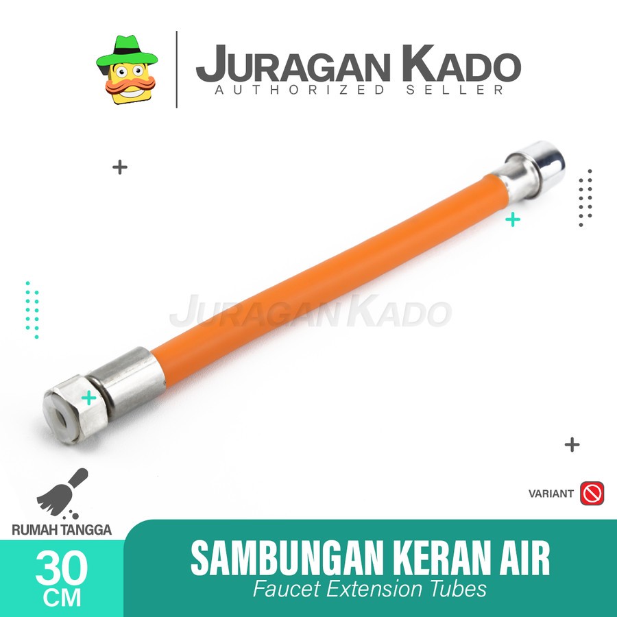 Sambungan Ekstensi Kran Air Cuci Piring Wastafel Fleksibel 20 Cm — 9
