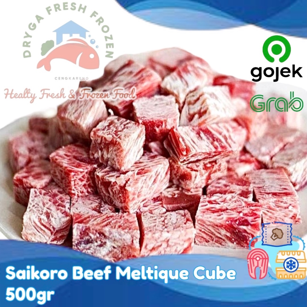 

Beef Steak Meltique Cube Saikoro Daging Stik Meltik Kotak 500gr