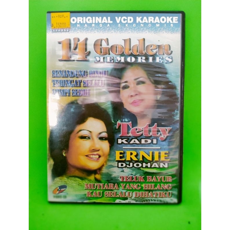 VCD TETTY KADI dan ERNIE JOHAN , 16 Golden Memories