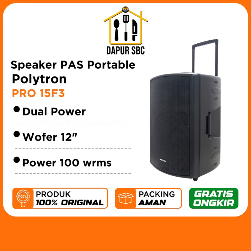 Speaker PAS POLYTRON Portable PRO 15F3