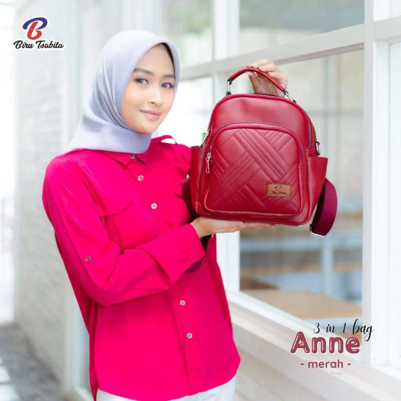 Anne 3 in 1 by biru tsabita / tas gendong / tas rancel / murah
