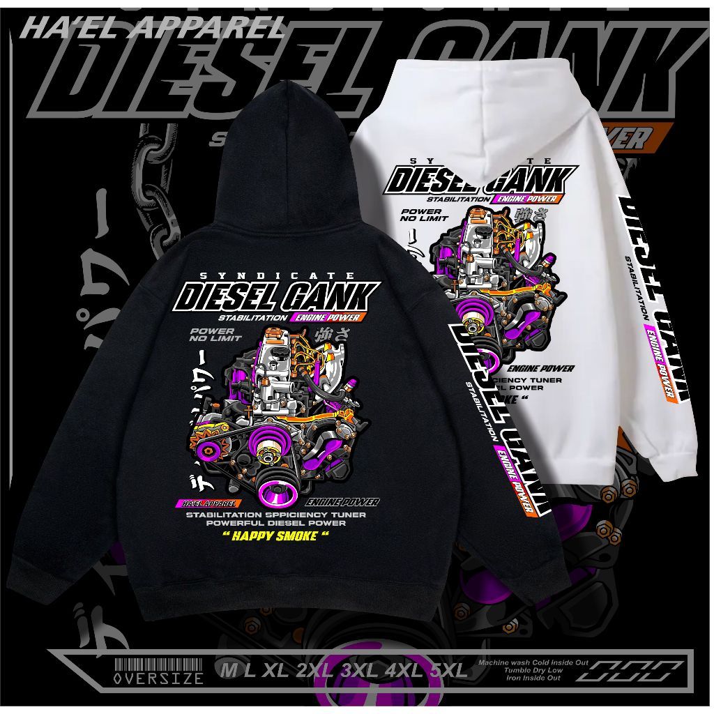 JAKET " DIESEL GANK " HOODIE ENGINE POWER " SEWEATSHIRT JUMBO | HOODIE RACING | HOODIE DISTRO 6XL | 