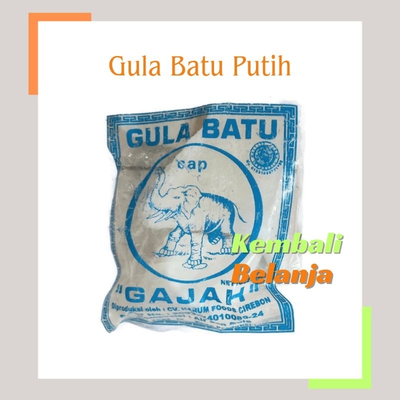 

Gula Batu Putih 1 Kg/ Gula Batu Lokal / Gula Batu Khas Cirebon